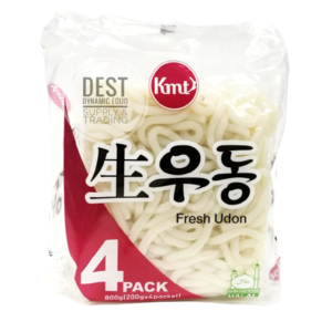 Image of Kmt Korea Fresh Udon 200g x 4's (sold per pack) from Supplybunny.com