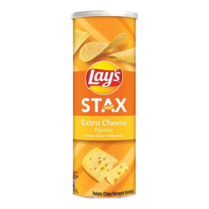 Image of Lay's Stax Extra Cheese 135g (sold per pack) from Supplybunny.com
