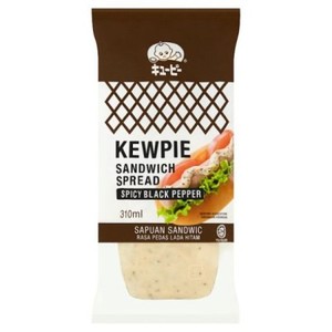 Image of Kewpie Mayonnaise Spread Spicy Black Pepper 310ml (sold per pack) from Supplybunny.com