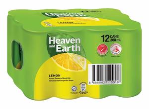 Image of Heaven & Earth Lemon 300ml x 12 (sold per carton) from Supplybunny.com