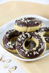 Image of Sch-Doughnut Chocolate Almond (Halal) 12pcs (sold per carton) from Supplybunny.com