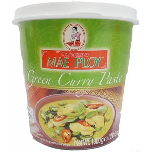 Image of Mae Ploy - Green Curry Paste 1kg/tub (sold per tub) from Supplybunny.com
