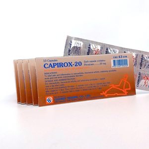 Image of Capirox - 20 - Non Steroidal Anti Inflammatory 20gm x 10 tablets/pack (sold per pack) from Supplybunny.com