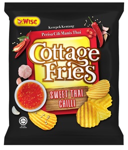 Image of WISE Cottage Fries Sweet Thai Chilli 60gm/pack (36 packs per carton) - GBA P.Code: WS504 from Supplybunny.com