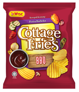 Image of WISE Cottage Fries BBQ 60gm/pack (36 packs per carton) - GBA P.Code: WS501 from Supplybunny.com