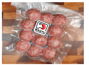 Image of Wagyu Meatball (Seasoned) 12pcs x 25gm A5 WAGYU (sold per pack) from Supplybunny.com