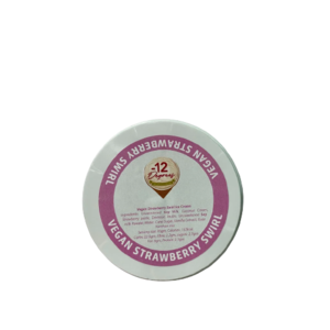 Image of Plant-based Strawberry Swirl Gelato (Vegan) 85gm/tub (sold per tub) from Supplybunny.com