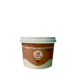 Image of Plant-based Salted Butter Pecan Gelato (Vegan) (no sugar added) 85gm/tub (sold per tub) from Supplybunny.com