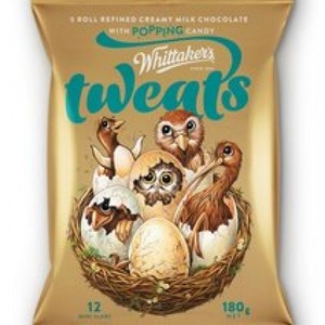 Image of WHITTAKER'S Share Bags Tweats (In-Out) 180gm/pack (12 packs per carton) - GBA P.Code: WTK20008 from Supplybunny.com