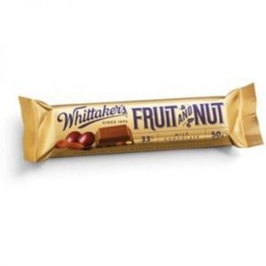 Image of WHITTAKER'S Chunks Fruit & Nut 50gm/pack (36 packs per carton) - GBA P.Code: WTK40007 from Supplybunny.com