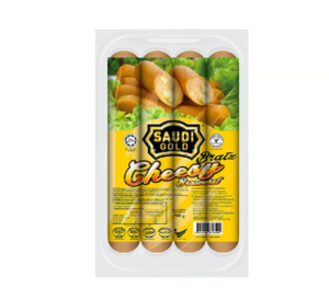 Image of Saudi Gold Cheesy Chicken Bratwurst 1kg (sold per pack) from Supplybunny.com