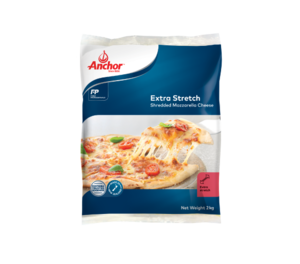 Image of Anchor Extra Shredded Mozzarella Cheese IQF 2kg per pack x 6 (sold per carton) from Supplybunny.com