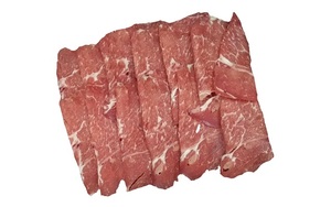 Image of Frozen Aust Beef Topside Sliced (Shabu Shabu) 2mm 500g/pack from Supplybunny.com