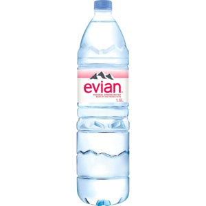 Image of Evian Mineral Water 1.5L (12 bottles per carton) from Supplybunny.com