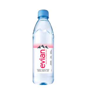 Image of Evian Mineral Water 500ml/bottle (24 bottles per carton) from Supplybunny.com