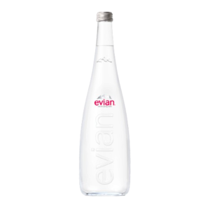 Image of Evian Mineral Water Glass 750ml/bottle (12 bottles per carton) from Supplybunny.com