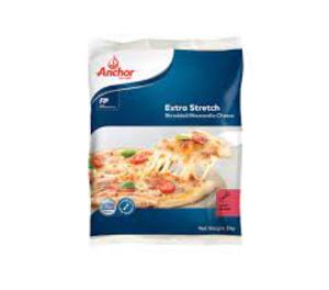 Image of Anchor Extra Shredded Mozzarella Cheese IQF 2kg per pack (sold per pack) from Supplybunny.com