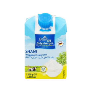Image of Oldenburger Longlife UHT Whipping Cream 200ml (sold per pack) from Supplybunny.com