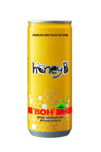 Image of HoneyB Sparkling Honey Black Tea Drink 250ml/can (24 cans per carton) - GBA P.Code: HB10002 from Supplybunny.com