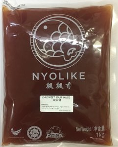 Image of Nyolike Sweet Sour Sauce 1kg/pack (sold per pack) from Supplybunny.com