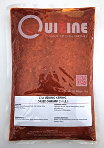 Image of Quizine Dried Shrimp Chilli Paste (Chili Series) 1kg/pack (sold per pack) from Supplybunny.com