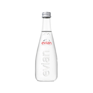 Image of Evian Mineral Water 330ml GLASS (20 bottles per carton) from Supplybunny.com