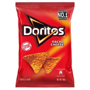 Image of Doritos Nacho Cheese 190gmX8 (sold per carton) from Supplybunny.com