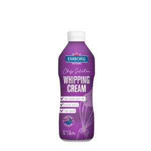 Image of Emborg UHT Whipping Cream 1L x 12 (sold per carton) from Supplybunny.com