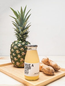 Image of Kombucha Ginger Pineapple 250ml/bottle (sold per bottle) from Supplybunny.com
