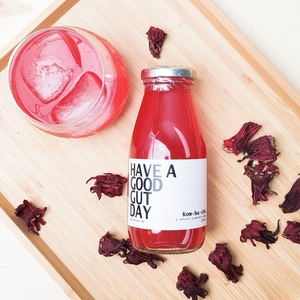 Image of Kombucha Pink Guava Roselle 250ml/bottle (sold per bottle) from Supplybunny.com