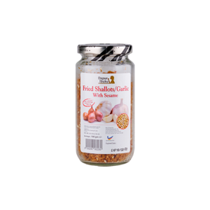 Image of Dapur Ibuku Premium Fried Shallot/Garlic with Sesame 100g/bottle (20 bottles per carton) from Supplybunny.com