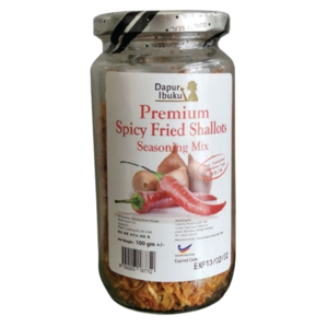 Image of Dapur Ibuku Premium Spicy Fried Shallot (Seasoning Mix) 100g/bottle (20 bottles per carton) from Supplybunny.com