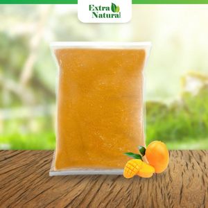 Image of [Extra Natural] Frozen Mango Alphonso Puree 1kg/pack (10 packs per carton) from Supplybunny.com