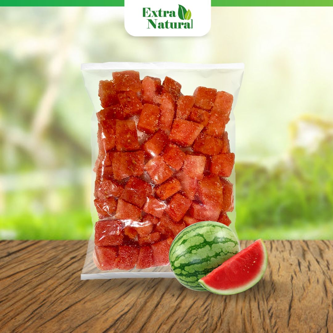 [Extra Natural] Frozen Watermelon Cube 1kg/pack (10 packs pe