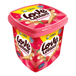 Image of Julie's Love Letter Strawberry 750g/tub (sold per tub) from Supplybunny.com