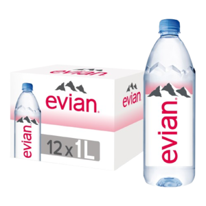 Image of Evian Mineral Water 1L (12 bottles per carton) from Supplybunny.com