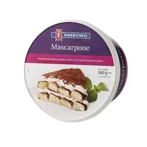 Image of Emborg Mascarpone 500gm/tub (6 tubs per carton) from Supplybunny.com
