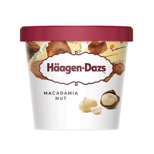 Image of Häagen-Dazs Macadamia Nut Ice Cream 100ml/Mini Cup (12 cups per carton) Imported from France GBA P.Code: HD2104 from Supplybunny.com