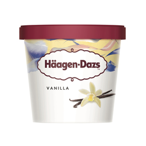 Image of Häagen-Dazs Vanilla Ice Cream 100ml/Mini Cup (12 cups per carton) Imported from France GBA P.Code: HD2102 from Supplybunny.com