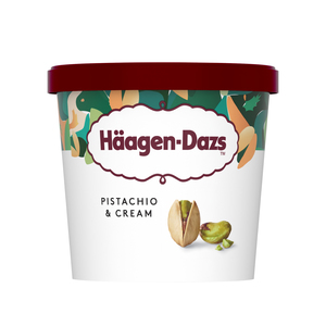 Image of Häagen-Dazs Pistachio & Cream Ice Cream 100ml/Mini Cup (12 cups per carton) Imported from France GBA P.Code: HD2119 from Supplybunny.com
