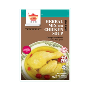 Image of Tean's Gourmet Herbal Mix For Chicken Soup 40g/pack (36 packs per carton) from Supplybunny.com