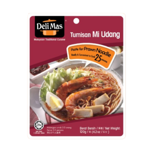 Image of Delimas Tumisan Mi Udang 120g/pack (48 packs per carton) from Supplybunny.com