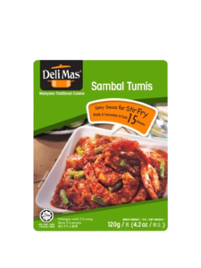 Image of Delimas Sambal Tumis 120g/pack (48 packs per carton) from Supplybunny.com