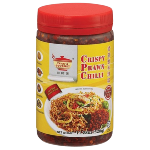 Image of Tean's Gourmet Crispy Prawn Chilli 320g/jar (12 jars per carton) from Supplybunny.com