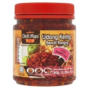 Image of Delimas Sambal Udang Bercili Rangup 180g/jar (24 jars per carton) from Supplybunny.com