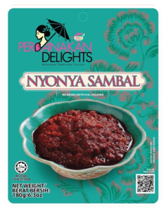 Image of Peranakan Delights Nyonya Sambal 180g/pack (40 packs per carton) from Supplybunny.com