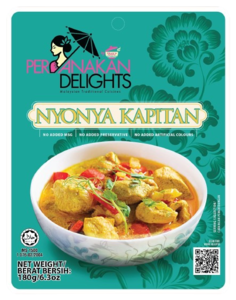 Image of Peranakan Delights Nyonya Kapitan 180g/pack (40 packs per carton) from Supplybunny.com