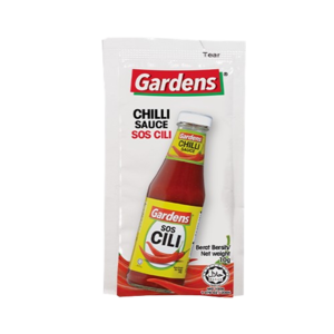 Image of Gardens Chilli Sauce Sachet 9g/sachet (1500 sachets per carton) from Supplybunny.com