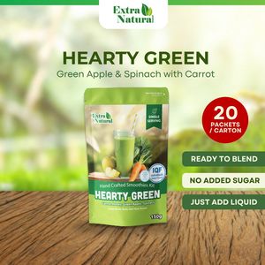 Image of [Extra Natural] Hearty Green (Packet) [EN] 150g/pack (20 pack per carton) from Supplybunny.com