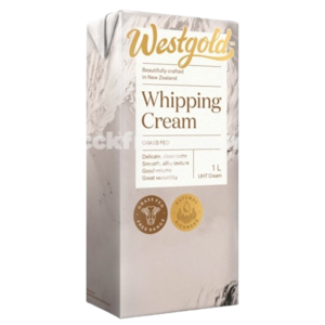Image of Westgold Whipping Cream 1L/pack (12 pack per carton) from Supplybunny.com